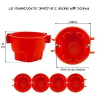 ราคา EU Metal 1 2 3 Gang 1 2 Way Light Switch Black Power Electrical Socket German French Wall SocketS EU USB Type C Outlet Round Box (20457089777)
