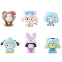ราคา Sanrio Hello Kitty หุ่นของเล่นอนิเมะ Kawaii Kuromi Melody Cinnamoroll โมเดล fingurine ตุ๊กตาพีวีซีสำหรับของขวัญของเล่นเด็ก (21170152320)