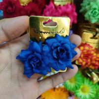 ราคา ตุ้มหูดอกไม้ ต่างหูดอกไม้ แบบหนีบ ดอกไม้ ดอกกุหลาบ (20933525100)