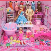 ราคา XBW924ราคาถูกบ้านของเล่น Barbie ชุดตุ๊กตากล่องของขวัญขนาดใหญ่ปราสาทคฤหาสน์เด็กบ้านของเล่นเจ้าหญิงชุดแต่งงาน (8684626197)