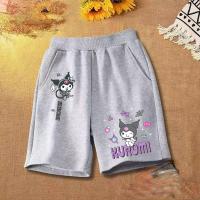 ราคา Sanrios อนิเมะตัวเลข Kuromi การ์ตูน Kawaii น่ารักเด็กเสื้อผ้าฤดูร้อนเด็กผู้หญิงผ้าฝ้ายบริสุทธิ์กีฬากางเกงลำลองกางเกงขาสั้นเด็ก (20865564760)