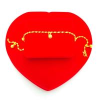 ราคา สร้อยข้อเท้าหุ้มทอง ไม่ลอกไม่ดำ หนัก2สลึง ลายดิสโก้ ห้อยกระพรวน ยาว10นิ้ว สร้อยข้อเท้าทองปลอม เหมือนจริงที่สุด ทองโคลนนิ่ง (873552838)