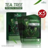 ราคา Plantnery Tea Tree Intense Face Mask กล่อง x5แผ่น แผ่นมาส์กหน้า เอสเซนส์ ทีทรีออยล์ เข้มข้น สำหรับผิวมัน ผิวเป็นสิว (16322082042)