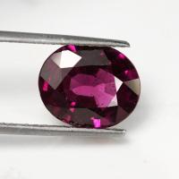 ราคา 4 90 ct พลอยแท้ ไซล์ใหญ่ โรโดไลท์ สีม่วง ชมพู ทรงไข่ แอฟริกา (20461947112)