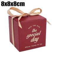 ราคา อุปกรณ์ตกแต่งของขวัญวันเกิดวันครบรอบกล่องที่มีริบบิ้นห่อบรรจุช็อคโกแลตขนมกล่องของขวัญวันวาเลนไทน์สไตล์ยุโรป (21149137106)