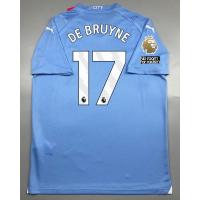 ราคา เสื้อบอล แฟนบอล แมน ซิตี้ เหย้า 2023 24 Man City Home 2023 17 DE BRYUNE อาร์มพรีเมียร์ลีค แชมป์ (20513393874)