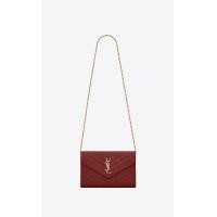 ราคา YSL กระเป๋า SAINT LAURENT bag CASSANDRE MATELASSÉ CHAIN WALLET IN GRAIN DE POUDRE EMBOSSED LEATHER Cross Body bags Shoulder bags (21146949231)
