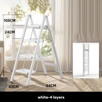 ราคา XINLANYASHE บันไดพับ บันไดพับ บันไดพับหนา บันไดอเนกประสงค์ บันไดยืดไสลด์ สามารถจัดเก็บ 2 3 4 ขั้น บันไดพับ บันได (17362822437)