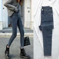 ราคา กางเกงยีนส์ขายาว กางเกงยีนส์กระบองเล็ก กางเกงยีนส์สไตล์เกาหลีสินค้ามือหนึ่งสาวๆอย่าพลาดกางเกงยีนส์ราคาถูกผ้าดี (14880045944)