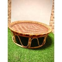 ราคา ขันโตกหวาย พานโตก ขันโตกหวายแท้ ขนาด 22 นิ้ว เคลือบเงา พร้อมส่ง (21372873541)