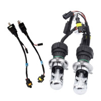 ราคา PL LED หลอดไฟหน้ารถยนต์ XENON ขั้ว H4 สไลด์ ค่าสี 10000K จำนวน 1 คู่ ติดตั้งง่าย พร้อมจัดส่งทั่วไทย (14110952149)