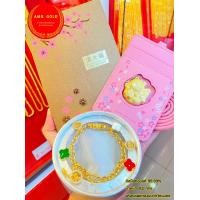ราคา ข้อมือปี่เซี๊ยะ ทองแท้ 99 99 น้ำหนัก 0 1 กรัม พร้อมบัตรพนักงานแมวกวักทองแท้ (21368752553)