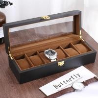 ราคา กล่องไม้ทำด้วยมือกล่องโชว์นาฬิกา6 10 12ช่องออแกไนเซอร์จัดเก็บใส่เครื่องประดับสำหรับใส่นาฬิกา (21341865913)
