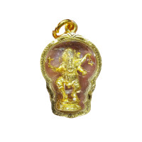 ราคา จี้พระ จี้พระพิฆเนศ พระพิฆเนศปางยืนขาเดียว ปาง นริส ตะยา คณปติ NRITYA GANAPATI เป็นปางแห่งนักแสดงหรือผู้ให้สุขสำราญแก่ชาวโลก วรกายสีขมิ้น (19374252562)