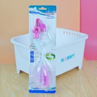 ราคา Attoon แอทตูน แปรงล้างขวดนมคอกว้างและจุกนมหัวมะเฟือง (1756738224)