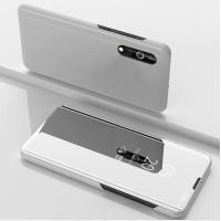 ราคา สำหรับ LG กำมะหยี่5กรัมกระจกชุบเคสมีขาตั้งหนังฝาพับแบบแนวนอน สีเงิน A Plus Mall (20032636304)
