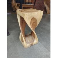 ราคา สตูลไม้เล็ก สูง 40 ซม เก้าอี้ไม้ เก้าอี้บิดไม้ ที่นั่ง 8 นิ้ว ทำจากไม้จามจุรี ลายไม้สวยงาม แข็งแรง (17336681113)