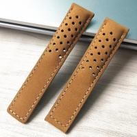 ราคา 22มิลลิเมตรหนังลูกวัวแท้หนังนิ่มสายนาฬิกาเหมาะสำหรับแท็ก Heuer Aquaracer Carrera สายรัดข้อมือโมนาโกสายรัดข้อมือ AQUARACER สร้อยข้อมือ (10537135130)