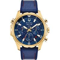 ราคา Bulova 97B168 Mens Marine Star Chronograph Watch (19293769044)