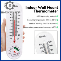 ราคา Shockley เกจวัดอุณหภูมิดิจิตัลอุณหภูมิเรือนกระจกดิจิตอลแบบติดผนังเครื่องวัดความชื้นของพืชในสวนเครื่องวัดความชื้นแขวนผนังในร่มกลางแจ้ง (17577115506)