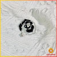 ราคา Cozy เข็มกลัด รูปดอกคามิเลีย ประดับมุก สไตล์เรโทร Camellia brooch (21142076187)