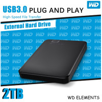 ราคา COD wd elements external harddrive ของแท้ USB3 0 2 5 hdd external 1tb 2tb ฮาร์ดดิสก์พกพา การประกันคุณภาพ รับประกัน 3 ปี (21204444046)