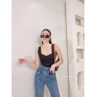 ราคา c1 เกาะอกสายเดี่ยว กล้ามสายเดี่ยวงานป้ายcotton candy ผ้าเทพ (19295244749)