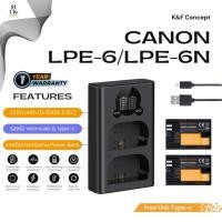 ราคา K F LP E6NH LP E6N LP E6 Battery Charge for Canon EOS R5 R6 R แบตเตอรี่ และ ที่ชาร์จ LPE6NH LPE6N LPE6 (19668594317)
