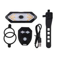 ราคา ไฟท้ายรถจักรยาน USB รีโมทคอนโทรลไร้สายชาร์จไฟได้ เลเซอร์ LED Lampu Sein Sepeda ไฟจักรยาน USB ชาร์จได้ไฟท้ายรถจักรยาน MTB เตือนไฟท้ายจักรยาน กันน้ำแจ้งเตือนเลนภาคพื้นดิน (20009072319)