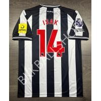 ราคา เสื้อฟุตบอล Newcastle Home นิวคาสเซิล เหย้า 2023 24 พร้อมเบอร์ชื่อ 14 ISAK และอาร์มพรีเมียร์ลีค No Room (20764141730)