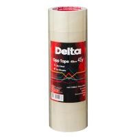 ราคา เทปโอพีพี 2 นิ้วx45 หลา แพ็ค6ม้วน ใส Delta (11565898950)