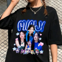 ราคา เสื้อยีนส์ Minji Y2k เสื้อยีนส์ Kpop กางเกงยีนส์รับเสื้อ Album Minji Newjeans Y2k T Shirt (20220011592)
