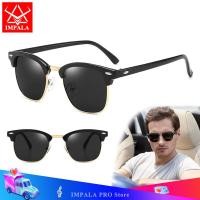 ราคา IMPALA QT1662W แว่นตากันแดดสไตล์เกาหลีสำหรับผู้ชายและผู้หญิง Anti Glare ขับรถตกปลาแว่นตากันแดดกีฬากลางแจ้งสไตล์ UV400สีดำแว่นตา (11341314896)