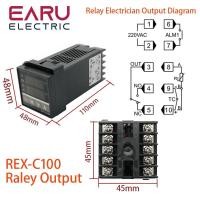 ราคา PID Digital Intelligent Industrial Temperature Controller K Universal Input REX C100 C400 C700 C900 Thermostat SSR Relay Output (20605145820)