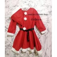 ราคา ชุดแซนตี้เด็กผู้หญิง ผ้าสำลี พร้อมหมวกและเข็มขัด (10620352573)