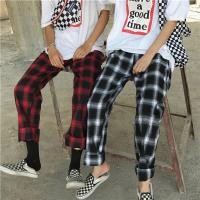ราคา กางเกงขายาวลายสก็อตแนวย้อนยุค 4 สี (16452550989)