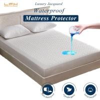 ราคา ผ้าคลุมกันเปื้อนที่นอนกันน้ํา 3D air ฌาคาร์ด Mattress Pad Cover Queen King Size ผ้าปูที่นอนรัดรูป (12115724867)