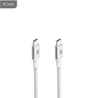 ราคา สายชาร์ท Mophie Cable C to C 3 1 5Gbps 100W 2M White (21369297455)