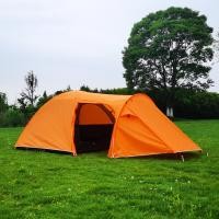 ราคา เต็นท์แคมป์ปิ้งสำหรับครอบครัวกันน้ำน้ำหนักเบา3คนสองชั้น1ห้องนอนหนึ่งห้องนั่งเล่น (19409803668)