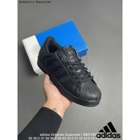 ราคา Adidas Originals Superstar Classic Versatile Casual Sports Platform Shoes รองเท้าผ้าใบผู้ชาย รองเท้าวิ่ง รองเท้าเทรนนิ่ง รองเท้าสเก็ตบอร์ด รองเท้าผ้าใบสีดำ (21135231436)