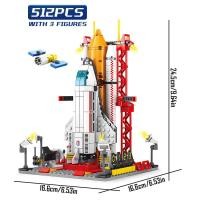 ราคา ของเล่นจรวดบล็อกตัวต่อยานอวกาศยานอวกาศยานอวกาศของเล่นสำหรับก่อสร้างอิฐศูนย์ปล่อยกระสวยอวกาศ (21278926202)