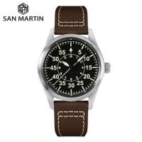 ราคา San Martin Explorer นาฬิกา39มม รุ่นจำกัดจำนวน SN030 G V2เคลื่อนไหว NH35A นาฬิกาผู้ชายหรูหรากลไกอัตโนมัติหน้าปัดสี (19291734277)