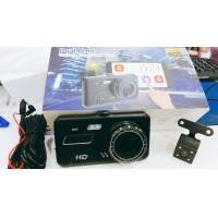 ราคา กล้องติดรถยนต์หน้าหลัง จอสัมผัส Dual Lens Vehicle BlackBox DVR (1559720796)