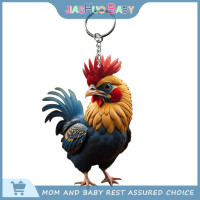 ราคา JiaShuo Baby Toy พวงกุญแจอะคริลิคจี้รูปไก่ไก่รูปสัตว์สุดสร้างสรรค์สำหรับตกแต่งต้นคริสต์มาสพวงกุญแจรถยนต์พวงกุญแจไก่ตัวผู้ (20962045564)