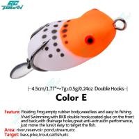 ราคา 2024 เหยื่อตกปลากบ Kail Kodok สีฟ้าร้องขนาดมินิเหยื่อล่อพื้นผิวเรียบเหยื่อลอยน้ำมินิพร้อมกระเป๋าสตรีทรงถัง (20761062276)