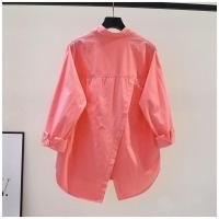 ราคา เสื้อเชิ้ตใส่ด้านนอกแหวกข้างด้านหลังมีดีไซน์เสื้อเชิ้ตแขนยาวทรงหลวมสไตล์ฝรั่งเศสสำหรับผู้หญิงเสื้อคาร์ดิแกนแมทช์ลุคง่ายแฟชั่นสำหรับฤดูใบไม้ร่วง (20433410287)