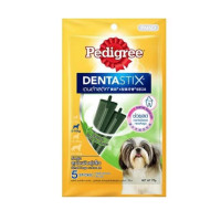 ราคา ฟรี วันที่ 2 4 ก พ 67 Mars Pedigree Denta Stix Small Dog Green Tea Flavour เพดดีกรี เดนต้าสติก สุนัขพันธุ์เล็กรสชาเขียว 75g (18961778016)