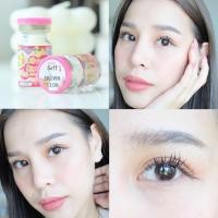 ราคา คอนแทคเลนส์ Kitty kawaii รุ่น Mini Soff Brown (20069241137)