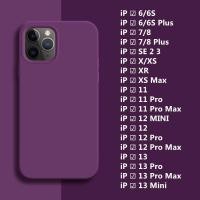 ราคา HOHO เคสสำหรับไอโฟน เคสซิลิโคน ใช้สำหรับ iPhone 6 6S 7 8 Plus SE X XR XS Max 11 12 13 14 Pro Max 14 Plus 12 13 Mini TPU liquid silicone case เคสซิริโคนกำมะหยี่ เคส เคสมือถือซิลิโคนเหลว (20188630432)