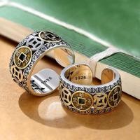ราคา แหวนเหรียญทองแดงโบราณห้าจักรพรรดิในจีน เก๋ผู้ชายเงินไทยแหวนเฉพาะตัวคนรักแหวนป้องกันโชคดี (18652329465)